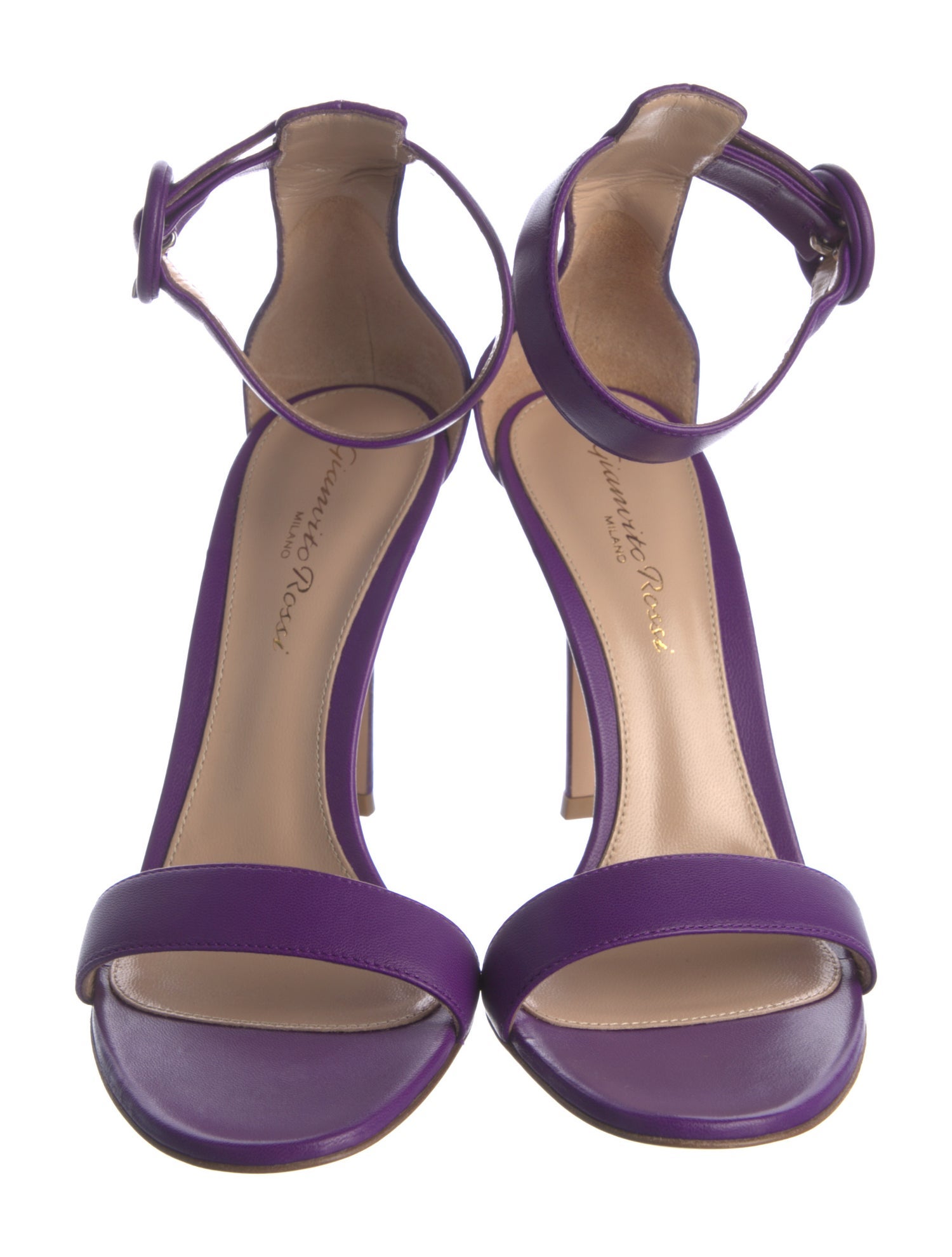 Gianvito Rossi Satin Sandals